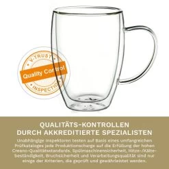 4er Set Doppelwandige Thermobecher Mit Henkel 400ml H-hoch -Petromax Store creano 4er set doppelwandige thermobecher mit henkel 400ml h hoch 3