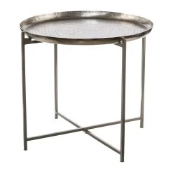 Deko-Teller Auf Rack In Silber