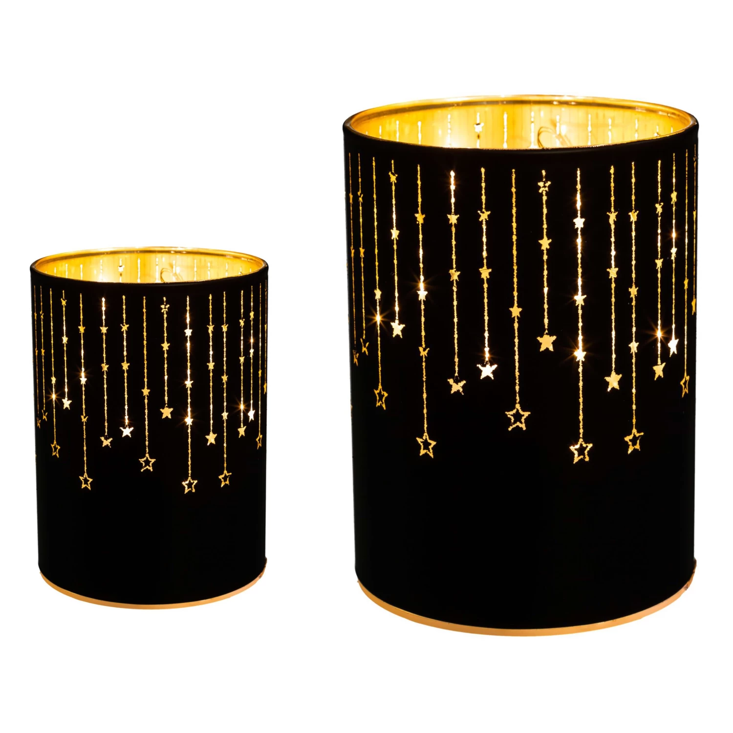 Windlicht Aus Glas In Schwarz 4 Windlicht Aus Glas In Schwarz – Bild 2