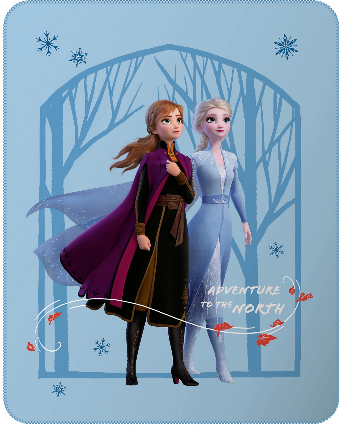 Disney Frozen Adventure - Set Kissen Und Fleecedecke 4 Disney Frozen Adventure - Set Kissen Und Fleecedecke – Bild 2