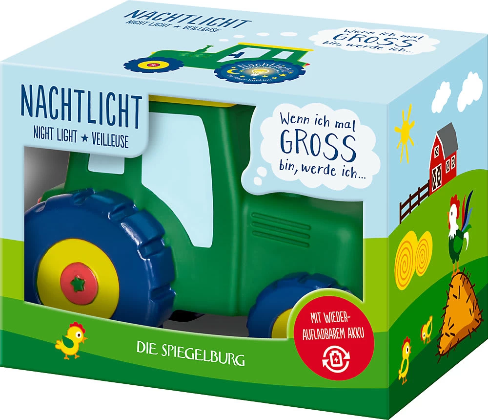 3D-Nachtlicht Wenn Ich Mal Groß Bin Traktor 4 3D-Nachtlicht Wenn Ich Mal Groß Bin Traktor – Bild 2