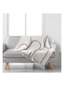 Überwurf "Kenya Lodge" In Creme/ Schwarz