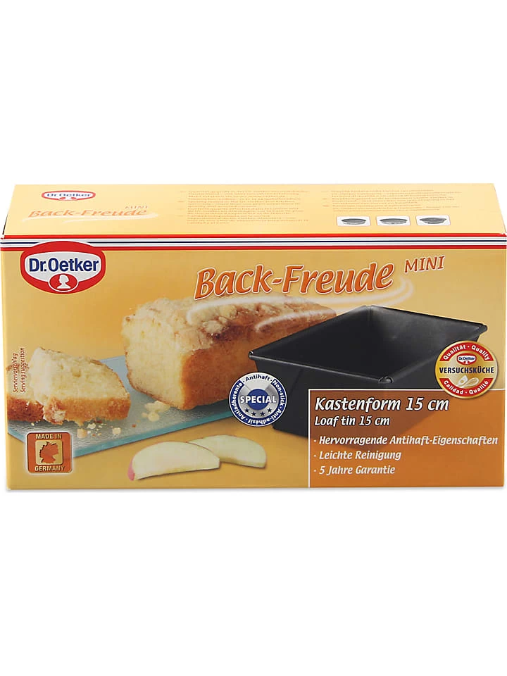 Dr. Oetker Mini-Kastenform "Back Freude Mini" In Schwarz - (B)15 X (H)5 Cm 5 Dr. Oetker Mini-Kastenform "Back Freude Mini" In Schwarz - (B)15 X (H)5 Cm – Bild 3