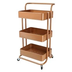 Mobiler Servierwagen In Bronze