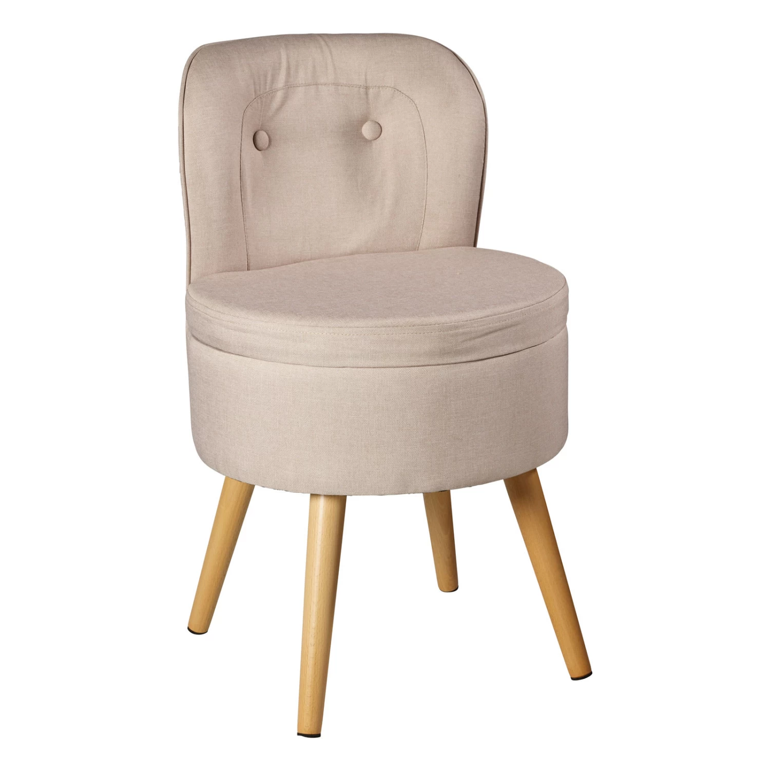 Sitzhocker Mit Rückenlehne Und Stauraum "Vince" In Creme 3 Sitzhocker Mit Rückenlehne Und Stauraum "Vince" In Creme