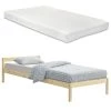 Holzbett Lynge Mit Matratze In Beige (B)90cm (H)50cm 1 Holzbett Lynge Mit Matratze In Beige (B)90cm (H)50cm -Petromax Store en casa holzbett lynge mit matratze in beige b 90cm h 50cm