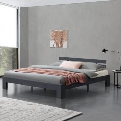 Holzbett Nivala In Grau (B)180cm -Petromax Store en casa holzbett nivala in grau b 180cm 5