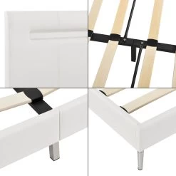 LED Bett Taastrup In Weiß (B)180cm -Petromax Store en casa led bett taastrup in weiss b 180cm 5