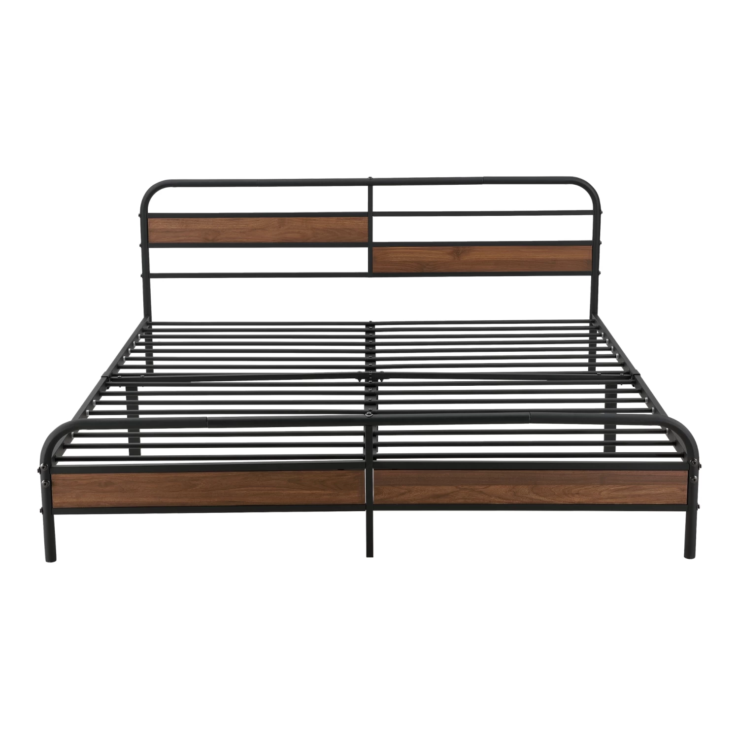 Metallbett Aarau Mit Matratze In Braun Schwarz (B)180cm 6 Metallbett Aarau Mit Matratze In Braun Schwarz (B)180cm – Bild 4