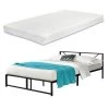Metallbett Meran Mit Matratze In Schwarz (B)140cm 1 Metallbett Meran Mit Matratze In Schwarz (B)140cm -Petromax Store en casa metallbett meran mit matratze in schwarz b 140cm