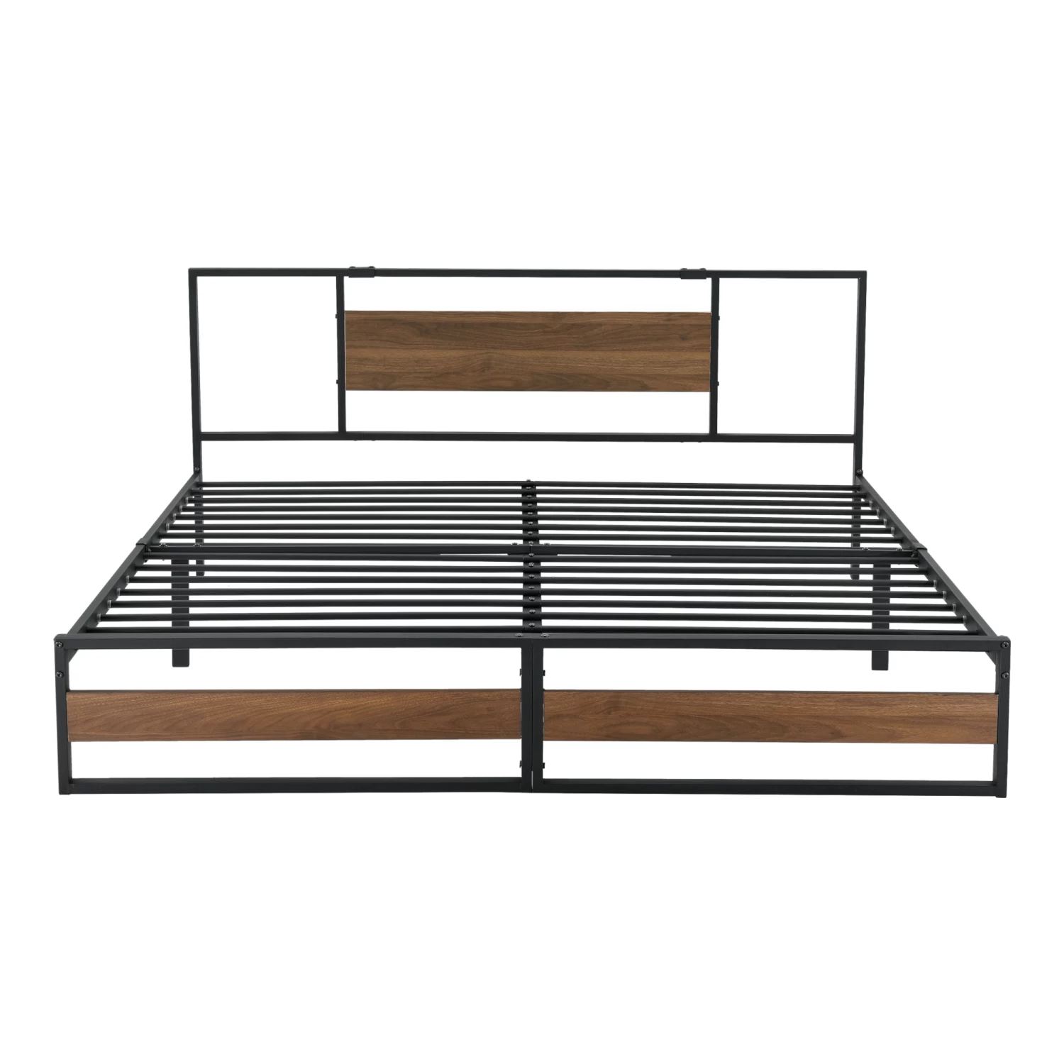 Metallbett Villach Mit Matratze In Braun Schwarz (B)180cm 6 Metallbett Villach Mit Matratze In Braun Schwarz (B)180cm – Bild 4