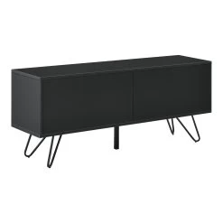 Sideboard Bollebygd In Schwarz (H)46.5cm (B)110cm (T)30cm