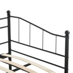 Tagesbett Arjeplog In Schwarz (L)200cm (B)90cm (H)90.5cm -Petromax Store en casa tagesbett arjeplog in schwarz l 200cm b 90cm h 90 5cm 5