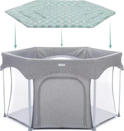 Fillikid Laufstalleinlage 6-eck, 125 Cm Durchmesser, Circles Mint -Petromax Store fillikid laufstalleinlage 6 eck 125 cm durchmesser circles mint 3