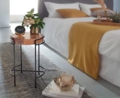 Beistelltisch "FB59479" In Braun / -Petromax Store finebuy beistelltisch fb59479 in braun 2