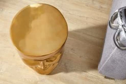 Beistelltisch "SV49554" In Gold / Golden -Petromax Store finebuy beistelltisch sv49554 in gold golden 4