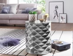 Beistelltisch "SV49569" In Silber / Silbern -Petromax Store finebuy beistelltisch sv49569 in silber silbern 2