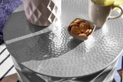 Beistelltisch "SV49569" In Silber / Silbern -Petromax Store finebuy beistelltisch sv49569 in silber silbern 4