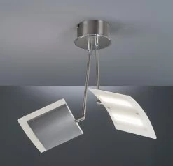 Deckenleuchte Tours In Nickelfarben Matt/chrom - (L)50 X (B)23 X (H)45 Cm -Petromax Store fischer and honsel deckenleuchte tours in nickelfarben matt chrom l 50 x b 23 x h 45 cm 5