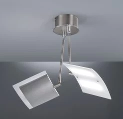 Deckenleuchte Tours In Nickelfarben Matt/chrom - (L)50 X (B)23 X (H)45 Cm -Petromax Store fischer and honsel deckenleuchte tours in nickelfarben matt chrom l 50 x b 23 x h 45 cm 6