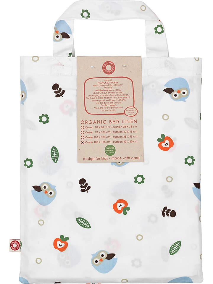 Bettwäsche-Set "Ester Owl" In Weiß/ Bunt - (L)135 X (B)100 Cm 4 Bettwäsche-Set "Ester Owl" In Weiß/ Bunt - (L)135 X (B)100 Cm – Bild 2