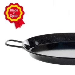 Paella Pfanne Emailliert In Schwarz - D: 38cm 8 Paella Pfanne Emailliert In Schwarz - D: 38cm -Petromax Store gaumenkick paella pfanne emailliert in schwarz d 38cm 2