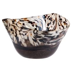 Schale "Alessia" In Braun - H. 15 Cm - B. 31 Cm -Petromax Store gilde schale alessia in braun h 15 cm b 31 cm 1