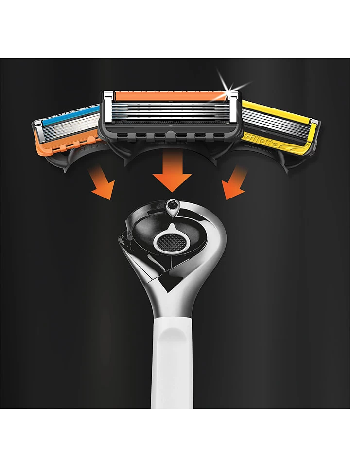 Gillette® 2tlg. Rasierer-Set "ProGlide Monochrome" In Weiß/ Silber 7 Gillette® 2tlg. Rasierer-Set "ProGlide Monochrome" In Weiß/ Silber – Bild 5