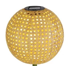 Solarleuchte "SOLARLEUCHTE METALL BRAUN, 1XLED" In Brown -Petromax Store globo lighting solarleuchte solarleuchte metall braun 1xled in brown 3