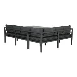 Gartenmöbel Sitzgruppe Lounge Set BLAKES In Farbe Schwarz / Polster Schwarz -Petromax Store gmd living gartenmobel sitzgruppe lounge set blakes in farbe schwarz polster schwarz 2