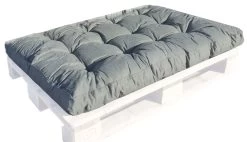 In & Outdoor Palettensitzkissen In Grau - (L) 118 X (B) 78 X (H) 12 Cm