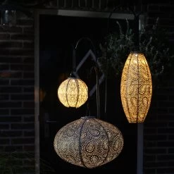 Solar-Laternen Ständer METAL TERRACE-3 In Schwarz -Petromax Store gmd living solar laternen stander metal terrace 3 in schwarz 5