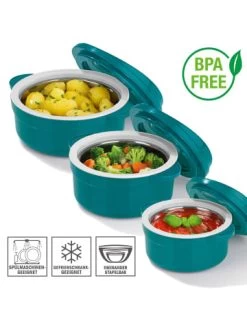 Thermo-Schüssel In Smaragd -Petromax Store gourmetmaxx thermo schussel in smaragd 1
