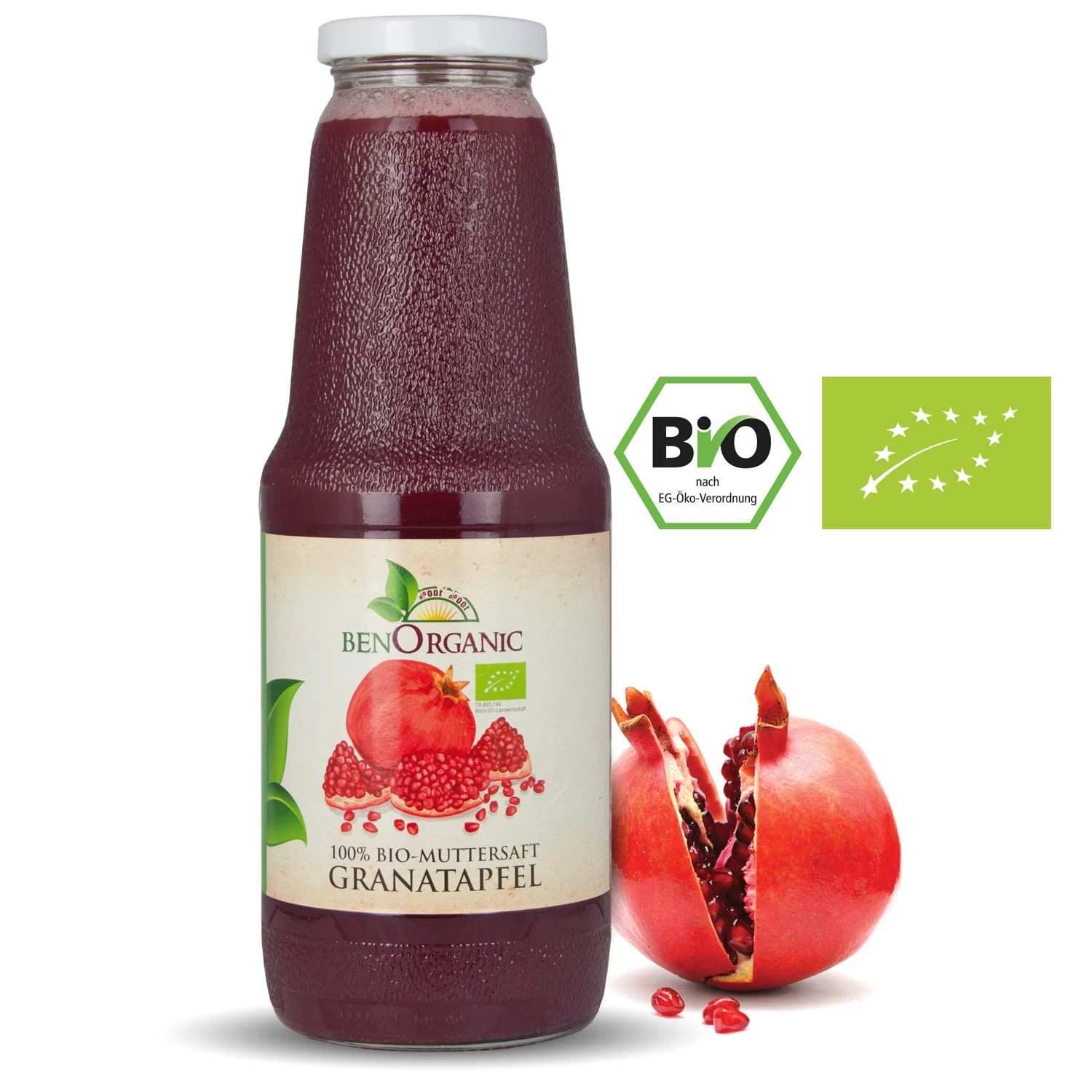 6 X 1 L Bio Granatapfel Direktsaft Von Benorganic 4 6 X 1 L Bio Granatapfel Direktsaft Von Benorganic – Bild 2