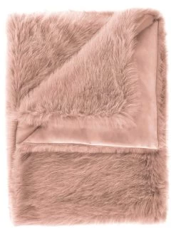 Plaid "Perle" In Rosa