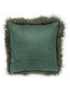 Kissen Mit Schaffell In Grün -Petromax Store hofbrucker kissen mit schaffell in grun 2