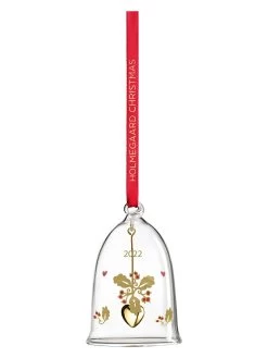 Dekohänger In Transparent/ Gold - (H)8 Cm