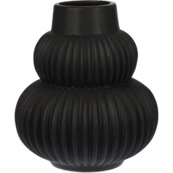 Blumenvase In Schwarz
