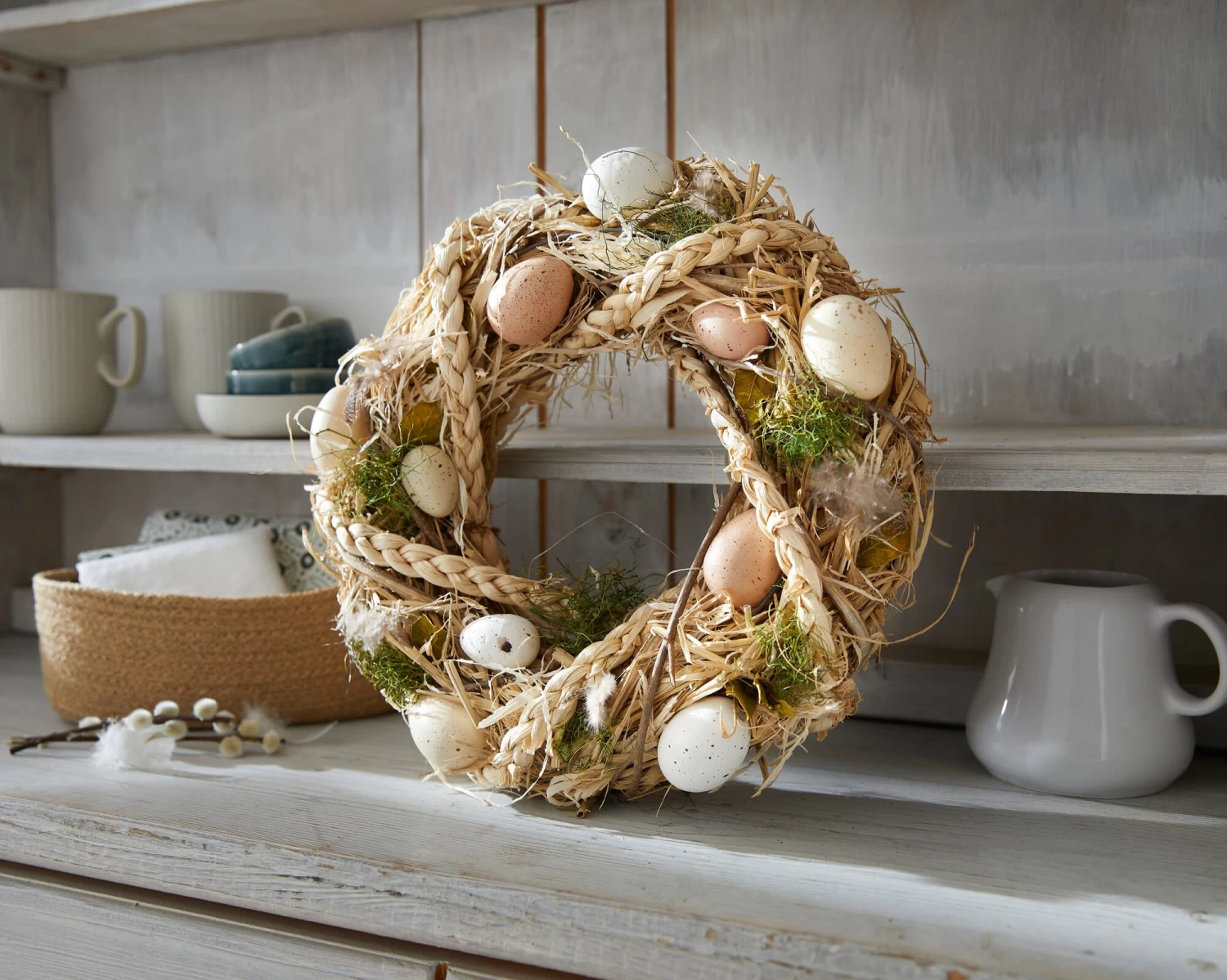 Kränze "Natur" 32x32x8cm In Bunt 4 Kränze "Natur" 32x32x8cm In Bunt – Bild 2