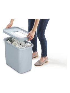 Mülleimer "GoRecycle" In Hellblau - 32 L -Petromax Store josephjoseph mulleimer gorecycle in hellblau 32 l 3