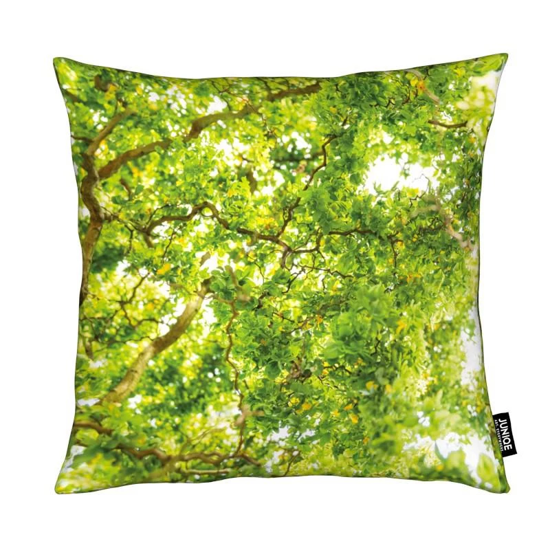 Kissen "Hazel Tree" In Grün & Weiß 3 Kissen "Hazel Tree" In Grün & Weiß