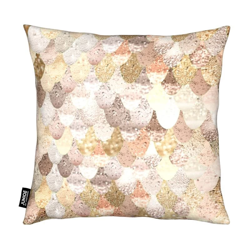 Kissen "Mermaid Gold" In Cremeweiß & Gelb 4 Kissen "Mermaid Gold" In Cremeweiß & Gelb – Bild 2