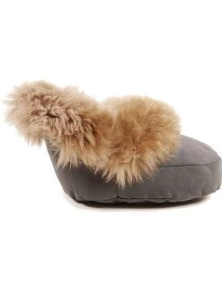 Lammfell-Fußwärmer In Anthrazit/ Natur - (B)40 X (H)13 X (T)31 Cm -Petromax Store kaiser naturfellprodukte handl lammfell fusswarmer in anthrazit natur b 40 x h 13 x t 31 cm 1