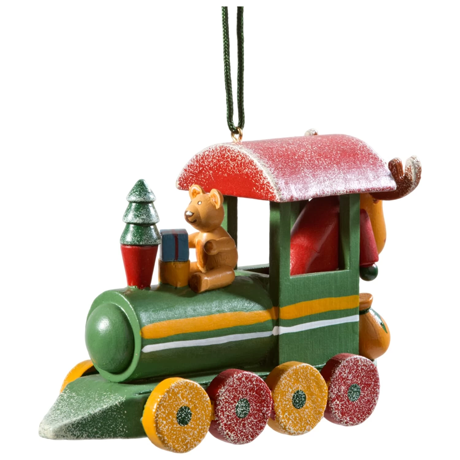 Baumschmuck Elch-Express In Bunt 3 Baumschmuck Elch-Express In Bunt