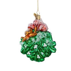 Baumschmuck Glas Mistelzweig In Bunt