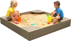 KidKraft Sandkasten Für Den Garten, Grau 14 KidKraft Sandkasten Für Den Garten, Grau -Petromax Store kidkraft sandkasten fur den garten grau 2