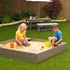 KidKraft Sandkasten Für Den Garten, Grau 20 KidKraft Sandkasten Für Den Garten, Grau -Petromax Store kidkraft sandkasten fur den garten grau 8