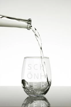 AffirmationsTrinkglas "SCHÖNHIER" Mit Hochwertiger Gravur