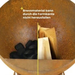 Landmann Hoberg Feuerschale In Rost-Patina - Ø 58 Cm -Petromax Store landmann hoberg feuerschale in rost patina o 58 cm 4