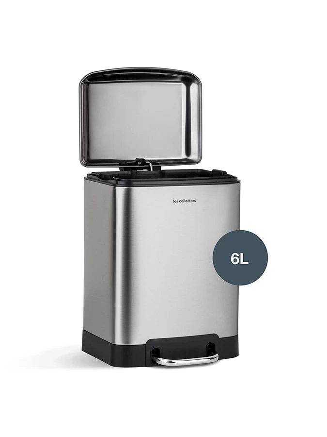 Mülleimer In Silber - 6 L 6 Mülleimer In Silber - 6 L – Bild 4